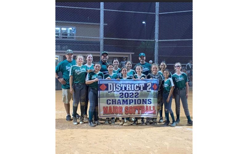 Softball Majors Win 2022 D2 Tournament!